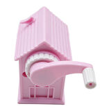 Bafix Dream Cabin Ev Şekilli Masaüstü Kollu Kalemtıraş Pembe Tavşan 9605