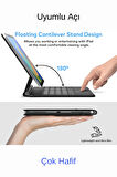 iPad 11 Air 6. Nesil Uyumlu Magic Style Manyetik Yapışmalı Klavyeli Kılıf