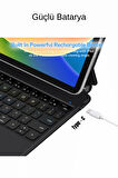 iPad 11 Air 6. Nesil Uyumlu Magic Style Manyetik Yapışmalı Klavyeli Kılıf