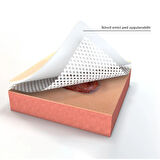 Silikon Köpük Yara Örtüsü 15x15cm, (Non-Border)Kesilebilir,Şekil Verilebilinir 15x15cm /1 Kutu (10Adet)