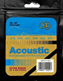 SX SZSTA1EL Extra Light 80/20 Bronze Takım Tel Akustik Gitar Teli 10-47