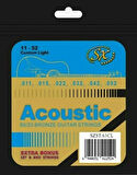 SX SZSTA1CL Custom Light 80/20 Bronze Takım Tel Akustik Gitar Teli 11-52