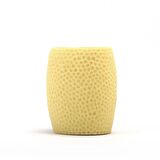 DİŞ FIRÇALIK,MACUNLUK SARI PETEK DESENLİ POLİRESİN 8X8X10CM 400ML