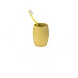 DİŞ FIRÇALIK,MACUNLUK SARI PETEK DESENLİ POLİRESİN 8X8X10CM 400ML