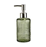 CAM SIVI SABUNLUK,YILDIZ DESENLİ YEŞİL 300ML 6,8X17,6CM