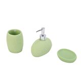 YEŞİL PETEK 3 LÜ BANYO SETİ 20x20x13cm