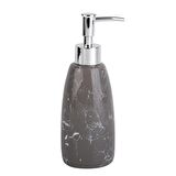 MERMER DESENLİ GRİ SIVI SABUNLUK 8X8X17CM 300ML