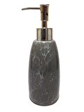 MERMER DESENLİ GRİ SIVI SABUNLUK 8X8X17CM 300ML