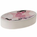 SERAMİK SABUNLUK KIZLI PARİS DESENLİ 14X8X3CM