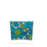 DİŞ FIRÇALIK MAVİ ÇİÇEKLİ AKRİLİK 10X10X3CM