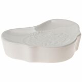 SERAMİK SABUNLUK ÇİÇEKLİ OVAL MODEL 12X7X3CM