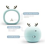 Geyik Tasarımlı USB Şarj Edilebilir 3 Farklı Işık Veren LED Gece Lambası 