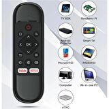Wechip H6 Mini Uzaktan Kumanda Kablosuz Smart TV Android Tv Box için