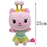 Gabby's Dollhouse Kitty Fairy İthal Oyuncak Peluş 25 CM