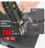 200 Watt 600 Adet Tel 5000 Mah Batarya Desteği Kablosuz Şarjlı Tampon Plastik Parça Tamir Kaynak Makinesi 