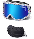 Schulzz UV400 Korumalı Buğu Önleyici Çift Katmanlı Snowboard Kayak Gözlüğü