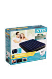 Intex 64765 Şişme Yatak Çift Kişilik Çadır Yatağı Kamp Yatağı.Yastık pompa seti