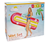 Intex Gökkuşağı Desenli Bulutlu Yatak 175cm -58729
