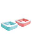 Intex Şişme Taban Mini Kare Havuz 86x86x25 cm Mavi