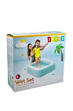 Intex Şişme Taban Mini Kare Havuz 86x86x25 cm Mavi