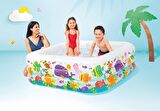 Intex Deniz Desenli 3 Bölme Çocuk Şişme Havuz 159 cm