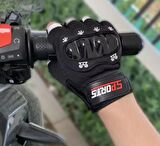 Çocuklar için Koruma Destekli Unisex Yarım Parmak Scooter Bisiklet Eldiveni