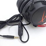 Kingston HyperX Could Alpha Mix Uyumlu Mikrofonlu Kulaklık Ses Kablosu