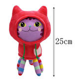 Gabby's Dollhouse DJ Catnip İthal Oyuncak Peluş 25 CM
