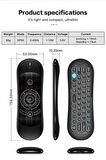 Wechip R2 Kablosuz Klavye Uzaktan Kumanda Air Mouse