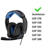 Sennheiser GSP300,GSP301,GSP302,GSP303,GSP305,GSP350,GSP370 Uyumlu Yedek Kulaklık Pedi
