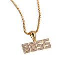 Boss Patron Thug Life Hip Hop Unisex Kolye Zinciri