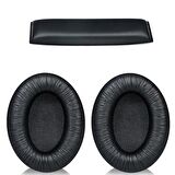 Sennheiser HD418 HD428 HD419 HD429 HD448 HD449 HD482 Uyumlu Kulaklık Pedi ve Kafa Koruma Bandı 