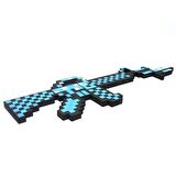 Minecraft Diamond Stil Tabanca Tüfek 60 cm