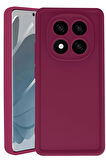 Redmi Note 14 Pro 5G Uyumlu Fuchsia Silikon Yumuşak Kapak