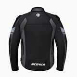 SCOYCO JK152 4 MEVSİM KORUMALI GRİ MOTOSİKLET MONT