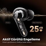 Soundpeats Life 12mm Dinamik Sürücülü Bluetooth 5.2 TWS Kulak İçi Kulaklık Siyah