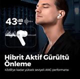 Soundpeats Capsule 3 Pro Hi-Res ANC Bluetooth 5.3 Kablosuz Kulaklık Beyaz