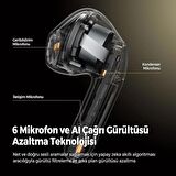 SoundPEATS Air4 Kablosuz Kulaklık ANC Mod Bluetooth 5.3 Yapay Zeka ile Geliştirilmiş Arama Için 6 Mikrofon
