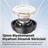 SoundPEATS Clear Siyah Bluetooth Kulaklık, Kablosuz Kulak içi Kulaklık, Bluetooth 5.3, 40 Saat Oynatma