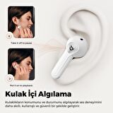 Soundpeats Air4 Pro Beyaz Aptx Kablosuz Kulaklık, Bluetooth 5.3 Hibrit Aktif Gürültü Önleme , Aramalar Için 6 Mikrofon