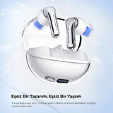 Soundpeats Clear ENC TWS Bluetooth 5.3 Kulak içi Kablosuz Kulaklık Beyaz