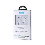 Joyroom S-İW004 Manyetik Type-C Giriş İphone  Watch Kablosuz Şarj Aleti