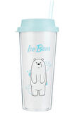 We Bare Bears Lisanslı Kutup Ayısı Pipetli Şişe 550Ml