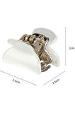 Saç Kıskaç Toka 2.5Cm 6 Adet Jöle Rengi