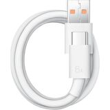 Huawei Type C 6A Şarj ve Data Kablosu - Beyaz