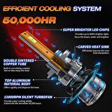 Fahren HB3 Termitör 120W 22000 Lümen 6500K Süper Parlak LED Ampül