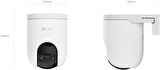 EZVIZ H8c 2K Dome IP Güvenlik Kamera Dış Mekan 2304 x 1296 pixels Tavan/Duvar