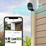 EZVIZ H8c 2K Dome IP Güvenlik Kamera Dış Mekan 2304 x 1296 pixels Tavan/Duvar