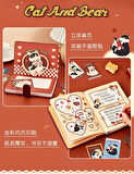 Together with You Temalı Hediye Kutulu Kit • Defter • Washi Bant • Not Kağıdı • Sticker • Kart (GGK-NA002)
