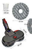Dyson Uyumlu Püskürtmeli Silme Ve Süpürme Başlığı (V12 UYUMLU)